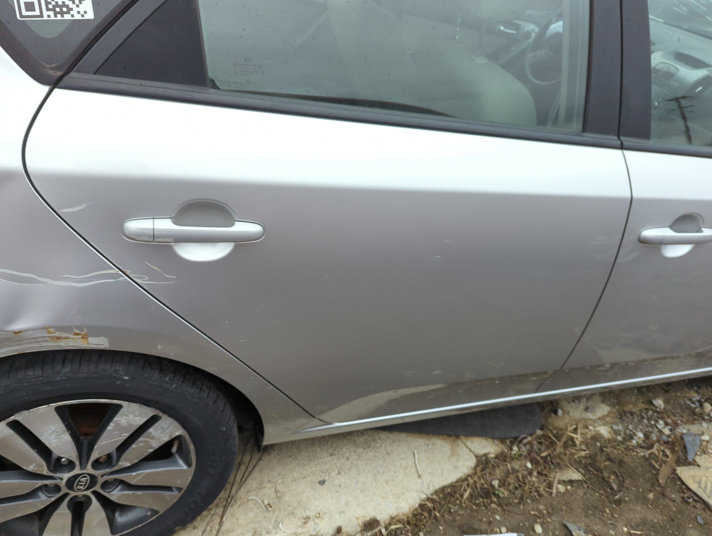 2011-2013 Kia Forte Passenger Rear Door Oem - Oemusedautoparts1.com