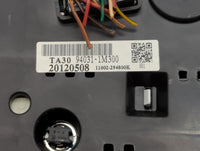 2013 Kia Forte Instrument Cluster Speedometer Gauges P/N:94031-1M300 Miles: Fits OEM Used Auto Parts - Oemusedautoparts1.com