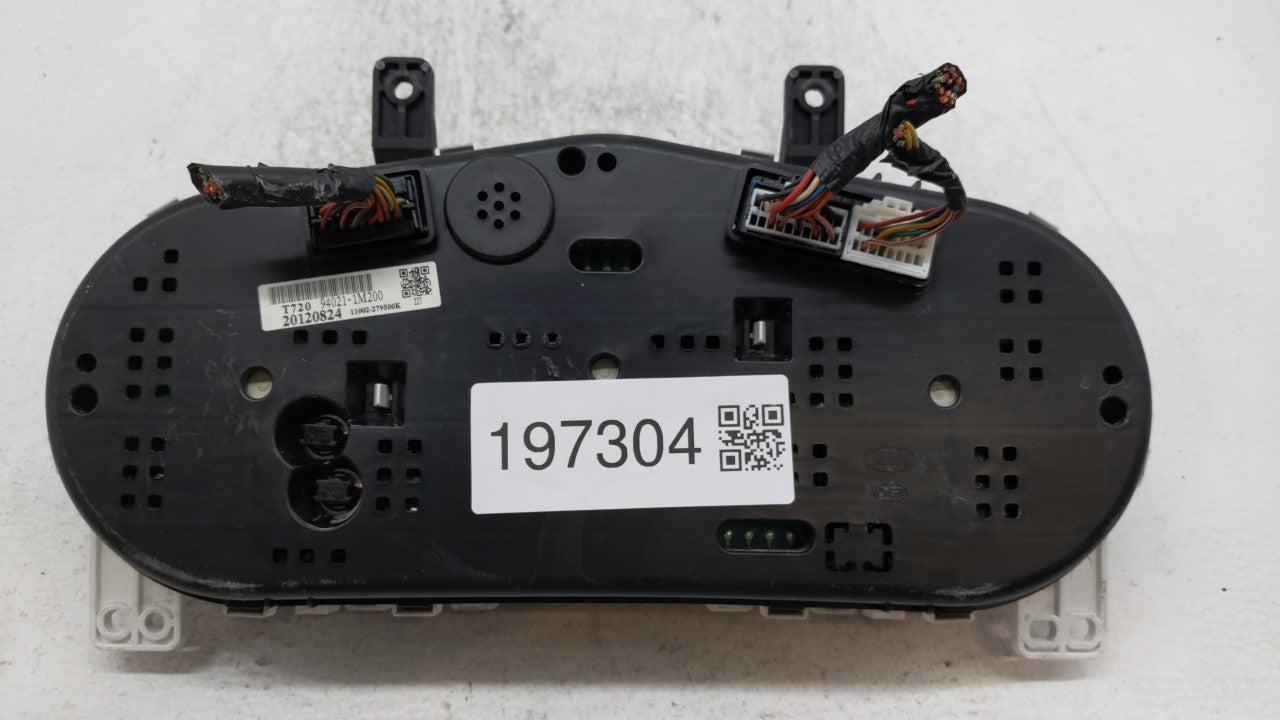 2013 Kia Forte Instrument Cluster Speedometer Gauges P/N:94021-1M200 Fits OEM Used Auto Parts - Oemusedautoparts1.com