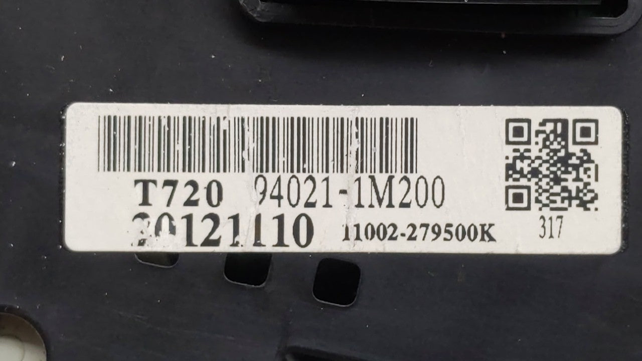 2013 Kia Forte Instrument Cluster Speedometer Gauges P/N:94021-1M200 Fits OEM Used Auto Parts - Oemusedautoparts1.com