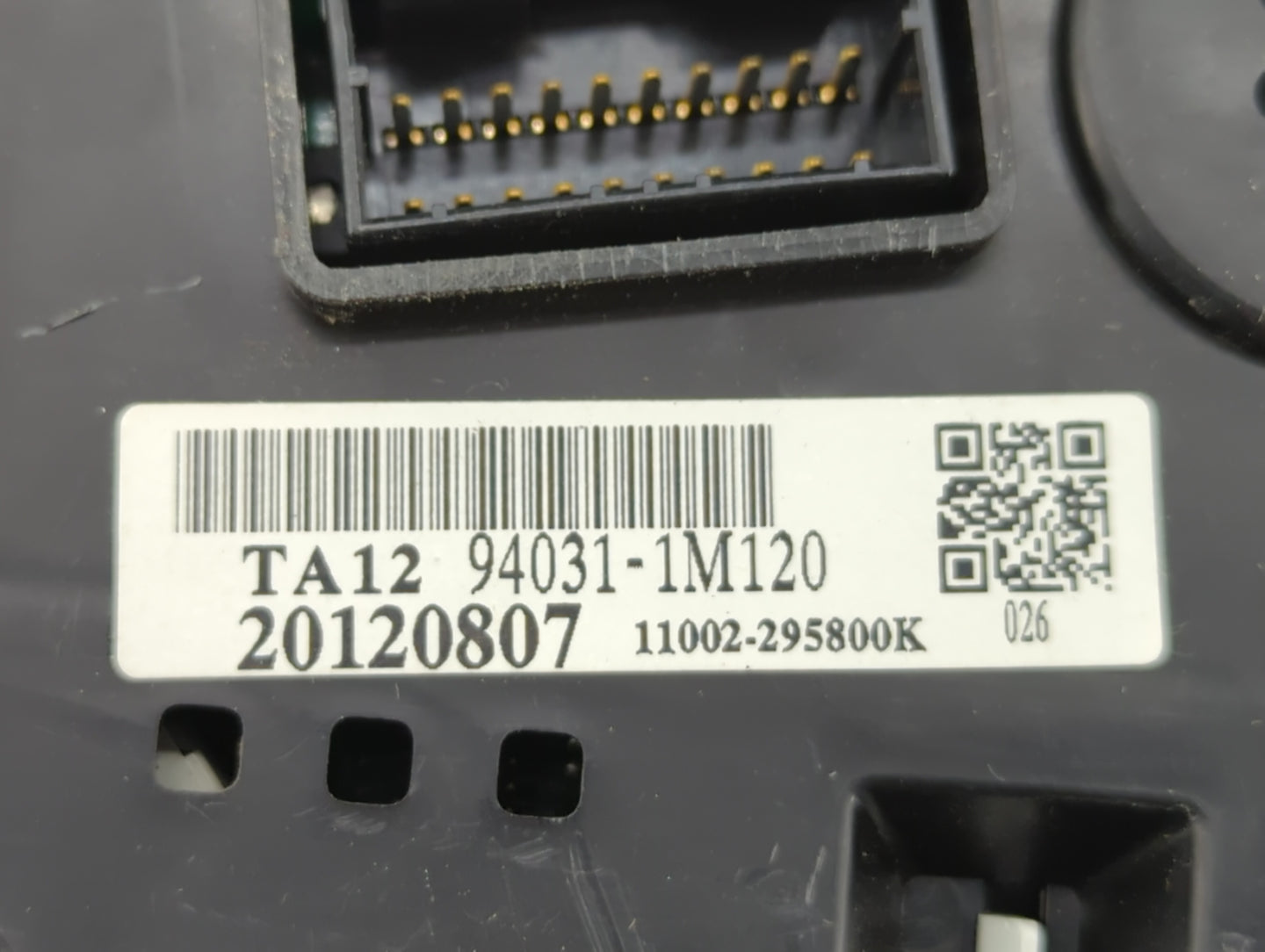 2011-2013 Kia Forte Instrument Cluster Speedometer Gauges P/N:94031-1M120 94051-1M020 Fits Fits 2011 2012 2013 OEM Used Auto