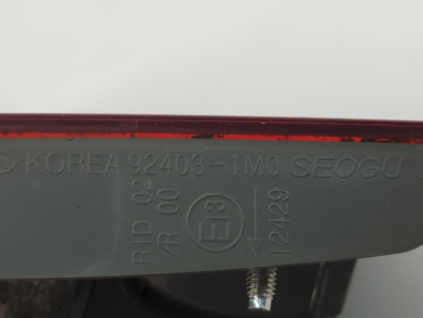 2010-2013 Kia Forte Tail Light Assembly Driver Left OEM P/N:92403-1M0 Fits Fits 2010 2011 2012 2013 OEM Used Auto Parts - Oe