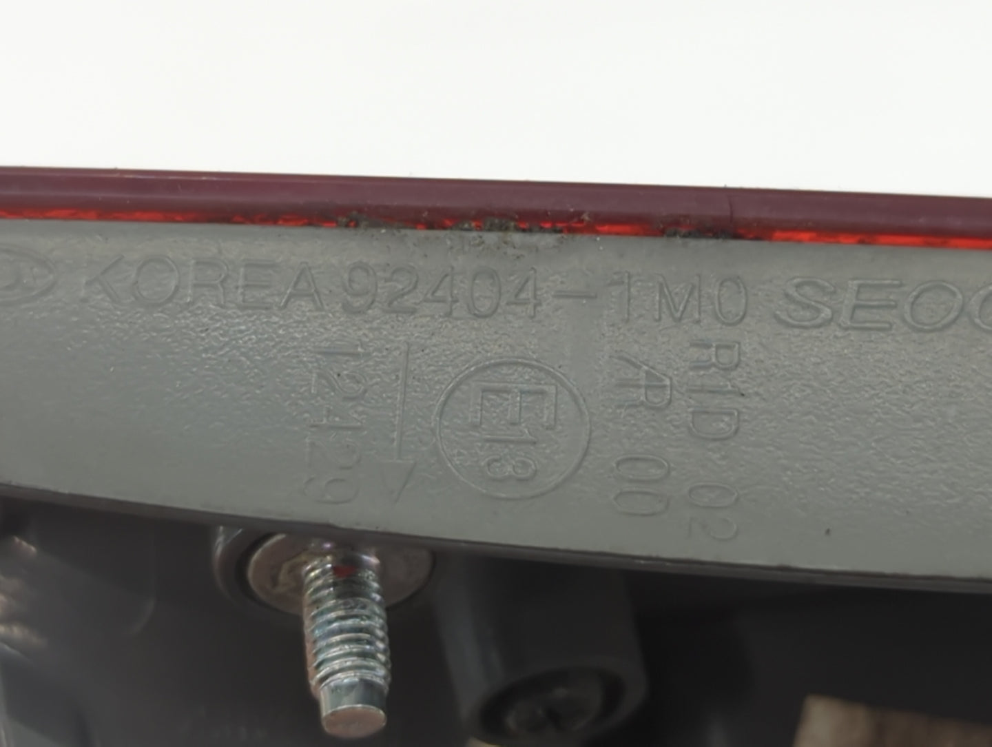 2010-2013 Kia Forte Tail Light Assembly Passenger Right OEM P/N:92404-1M0 Fits Fits 2010 2011 2012 2013 OEM Used Auto Parts 
