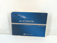 2013 Kia Forte Owners Manual Book Guide P/N:A1MO-EU2DE OEM Used Auto Parts - Oemusedautoparts1.com