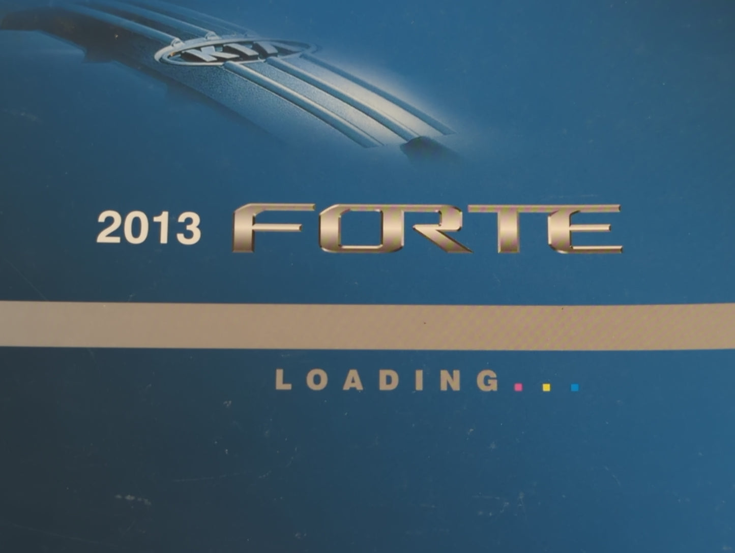 2013 Kia Forte Owners Manual Book Guide P/N:A1MO-EC28C OEM Used Auto Parts - Oemusedautoparts1.com