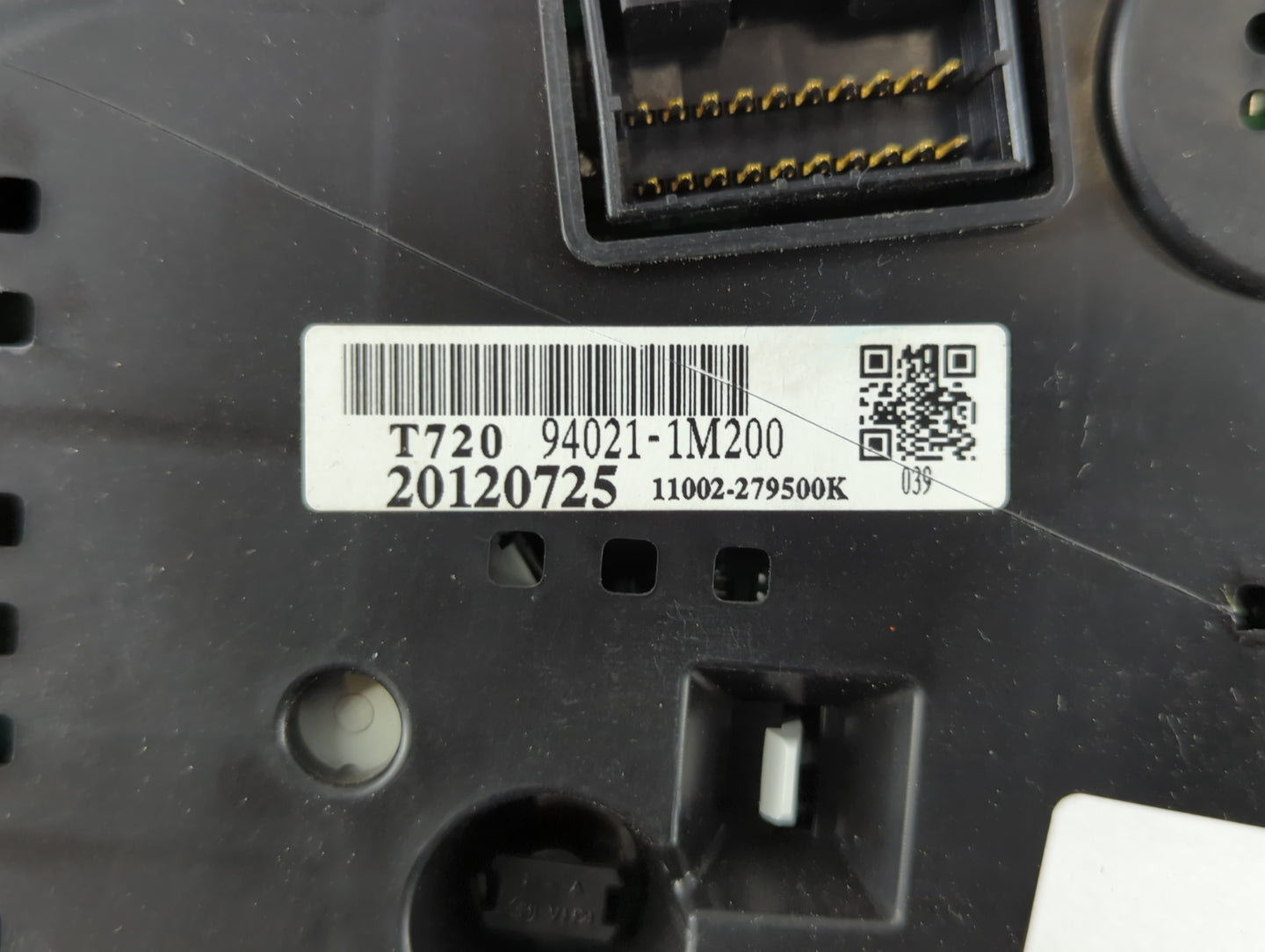2013 Kia Forte Instrument Cluster Speedometer Gauges P/N:T720 94021-1M200 Fits OEM Used Auto Parts - Oemusedautoparts1.com