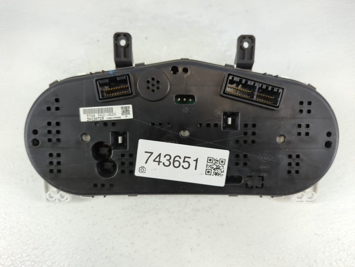 2013 Kia Forte Instrument Cluster Speedometer Gauges P/N:T720 94021-1M200 Fits OEM Used Auto Parts - Oemusedautoparts1.com
