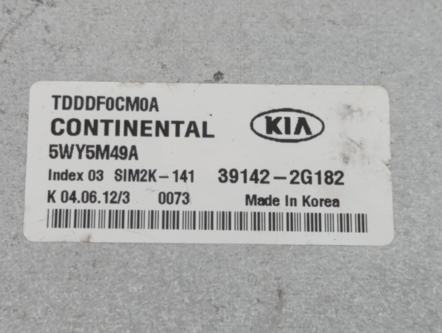 2011-2013 Kia Forte PCM Engine Control Computer ECU ECM PCU OEM Fits Fits 2011 2012 2013 OEM Used Auto Parts - Oemusedautopa