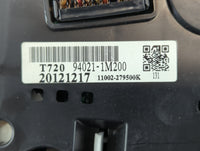 2013 Kia Forte Instrument Cluster Speedometer Gauges P/N:20121217 94021-1M200 Fits OEM Used Auto Parts - Oemusedautoparts1.c