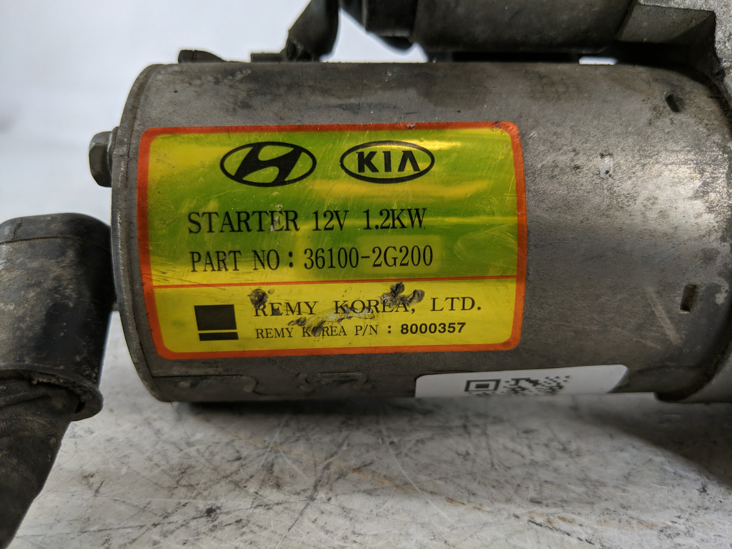 2010-2013 Kia Forte Koup Car Starter Motor Solenoid OEM P/N:36100-2G200 Fits Fits 2008 2009 2010 2011 2012 2013 2014 2015 20