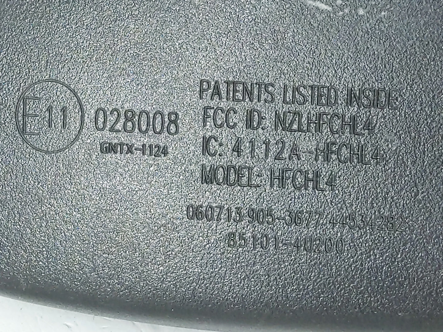 2013-2016 Kia Optima Interior Rear View Mirror Replacement OEM P/N:E11028008 Fits Fits 2013 2014 2015 2016 2017 2018 2019 20