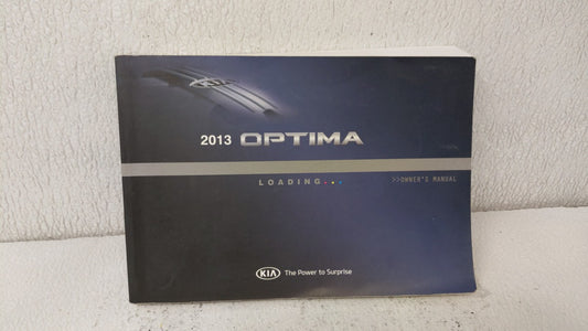 2013 Kia Optima Owners Manual Book Guide OEM Used Auto Parts - Oemusedautoparts1.com