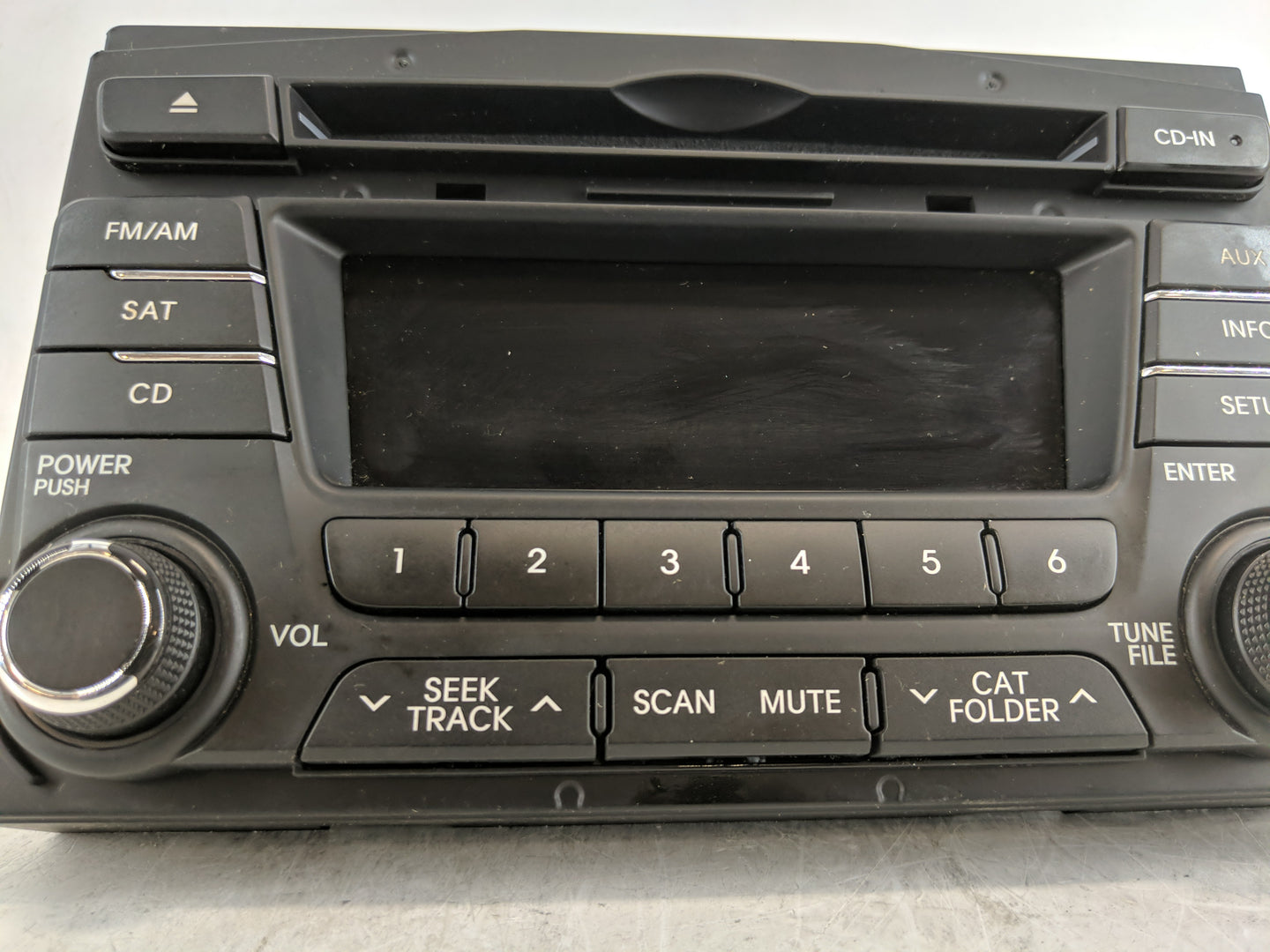2011-2013 Kia Optima Radio AM FM Cd Player Receiver Replacement P/N:96170-2T615CA Fits Fits 2011 2012 2013 OEM Used Auto Par