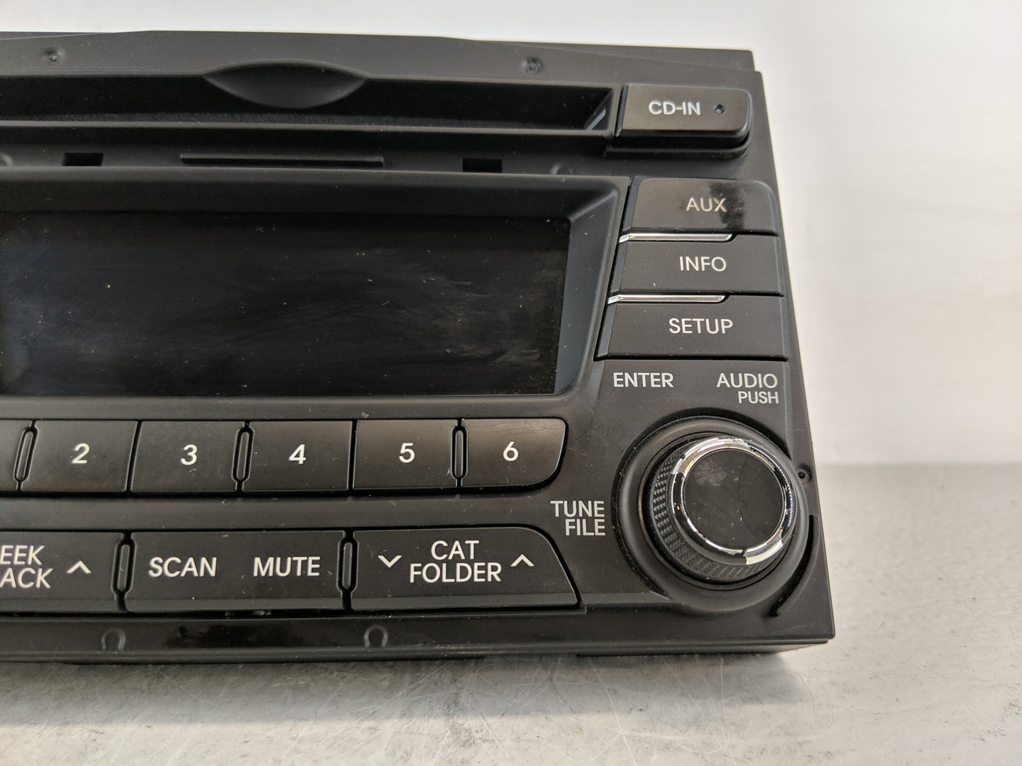 2011-2013 Kia Optima Radio AM FM Cd Player Receiver Replacement P/N:96170-2T615CA Fits Fits 2011 2012 2013 OEM Used Auto Par