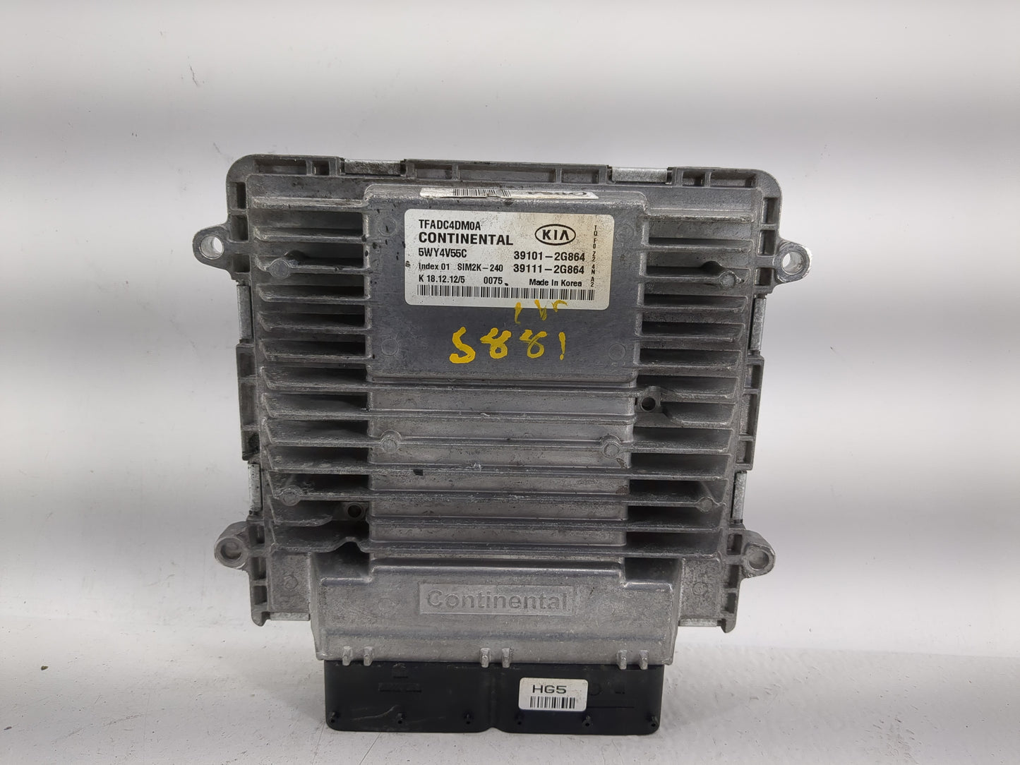 2011-2013 Kia Optima PCM Engine Control Computer ECU ECM PCU OEM P/N:39111-2G864 39101-2G864 Fits Fits 2011 2012 2013 OEM Us