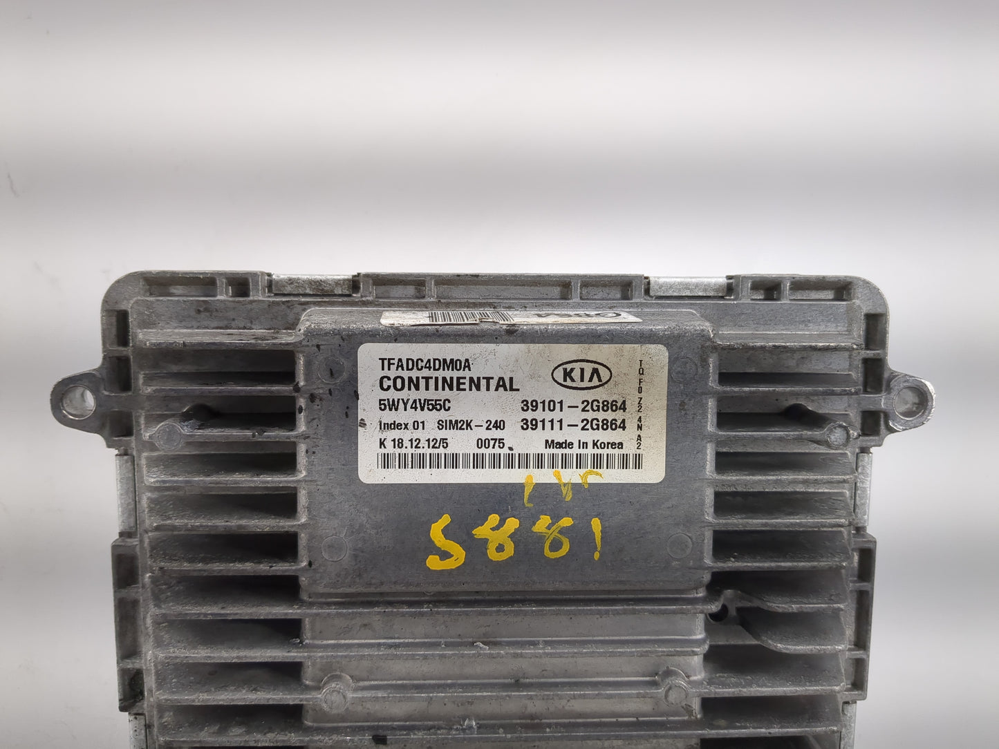 2011-2013 Kia Optima PCM Engine Control Computer ECU ECM PCU OEM P/N:39111-2G864 39101-2G864 Fits Fits 2011 2012 2013 OEM Us
