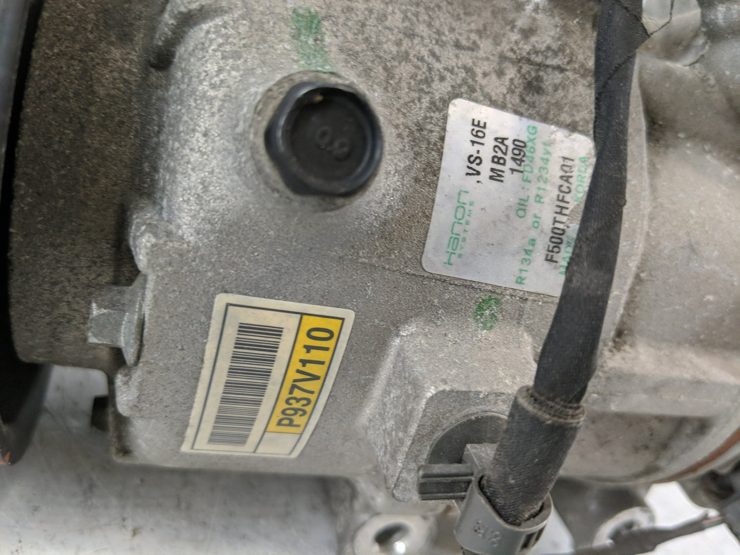 2012-2018 Kia Optima Air Conditioning A/c Ac Compressor Oem 1219174 - Oemusedautoparts1.com