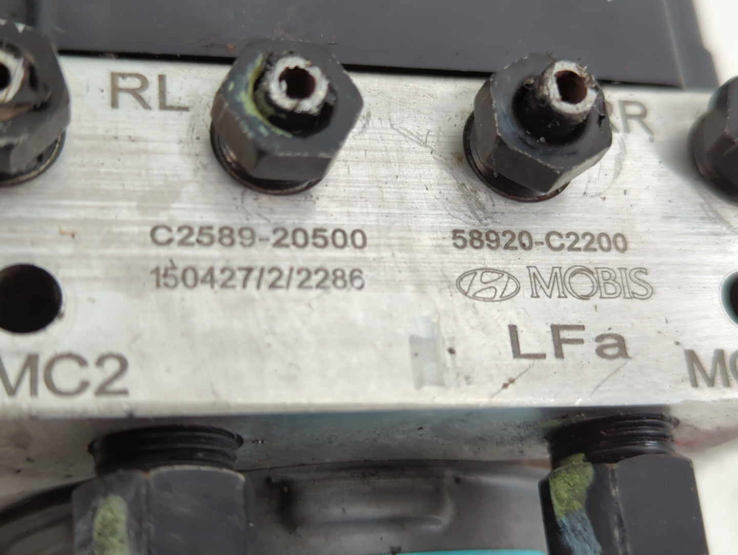 2013 Kia Optima ABS Pump Control Module Replacement P/N:C2589-20500 Fits OEM Used Auto Parts - Oemusedautoparts1.com