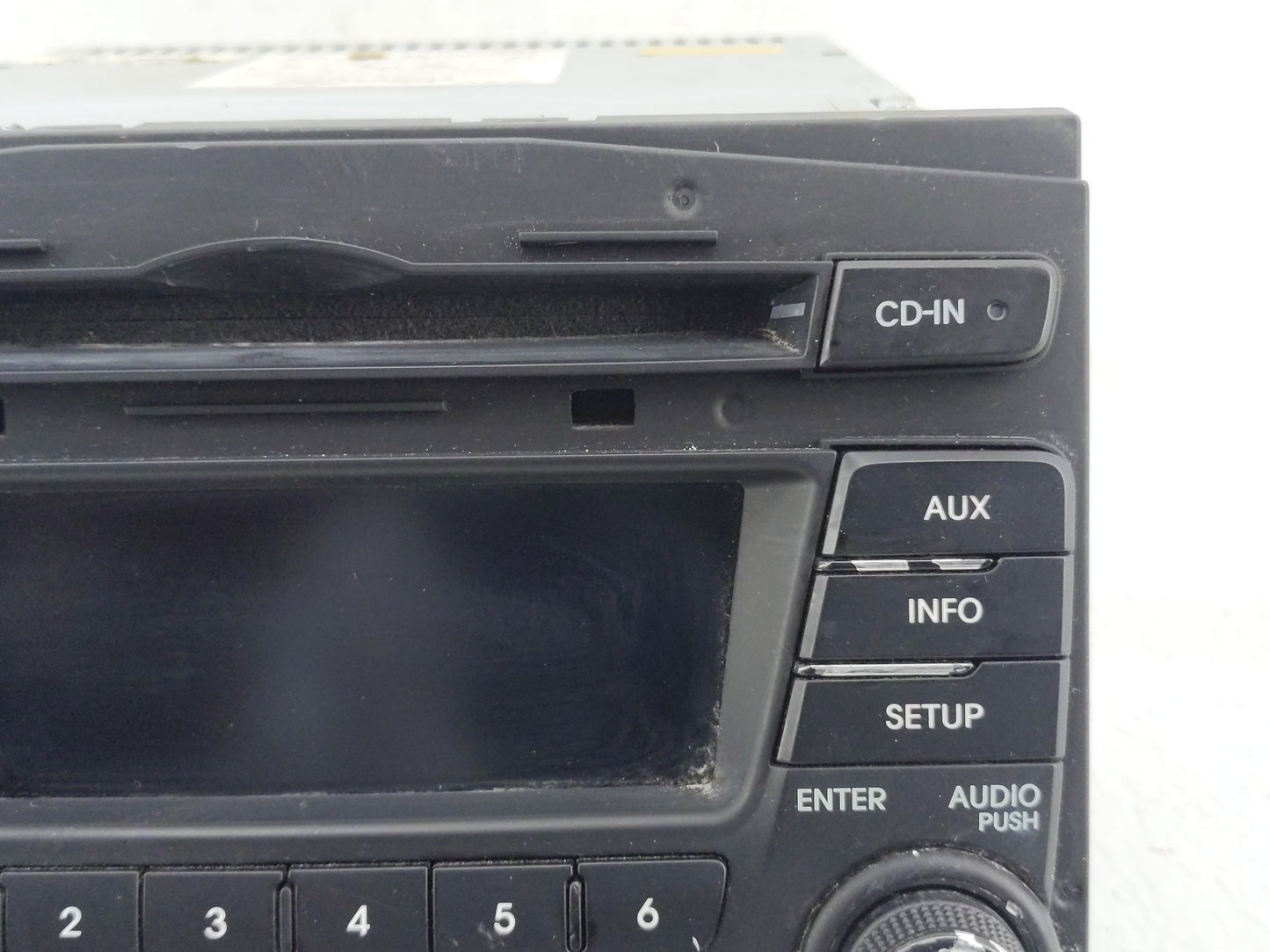 2011-2013 Kia Optima Radio AM FM Cd Player Receiver Replacement P/N:96170-2T651CA Fits Fits 2011 2012 2013 OEM Used Auto Par