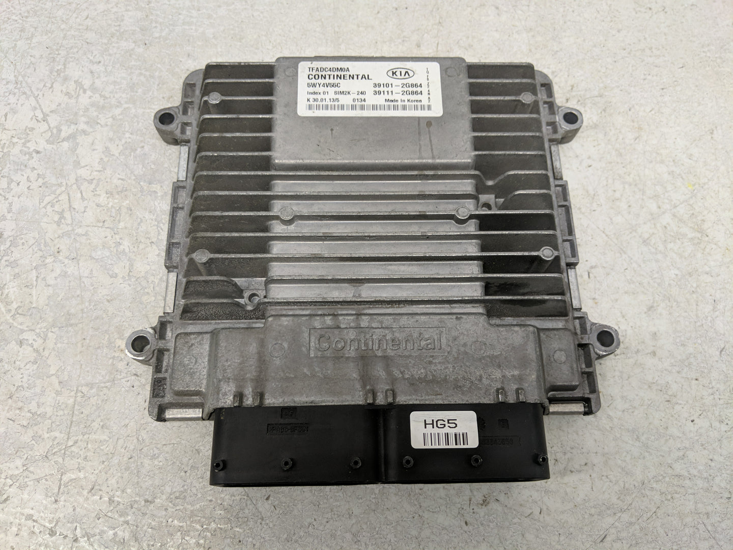 2011-2013 Kia Optima PCM Engine Control Computer ECU ECM PCU OEM P/N:39111-2G864 39101-2G864 Fits Fits 2011 2012 2013 OEM Us