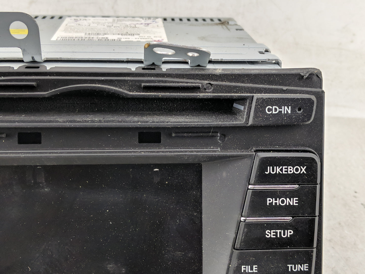 2011-2013 Kia Optima Radio AM FM Cd Player Receiver Replacement P/N:96170-2T651CA Fits Fits 2011 2012 2013 OEM Used Auto Par