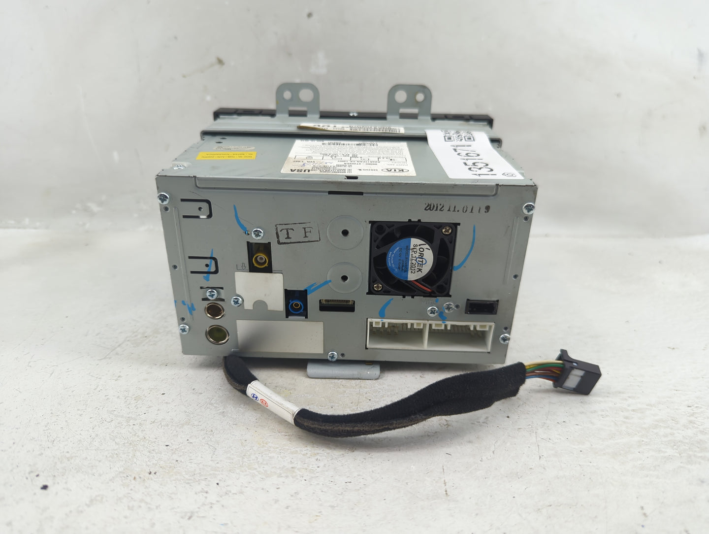 2013 Kia Optima Radio AM FM Cd Player Receiver Replacement P/N:26560-2T202CA Fits OEM Used Auto Parts - Oemusedautoparts1.co