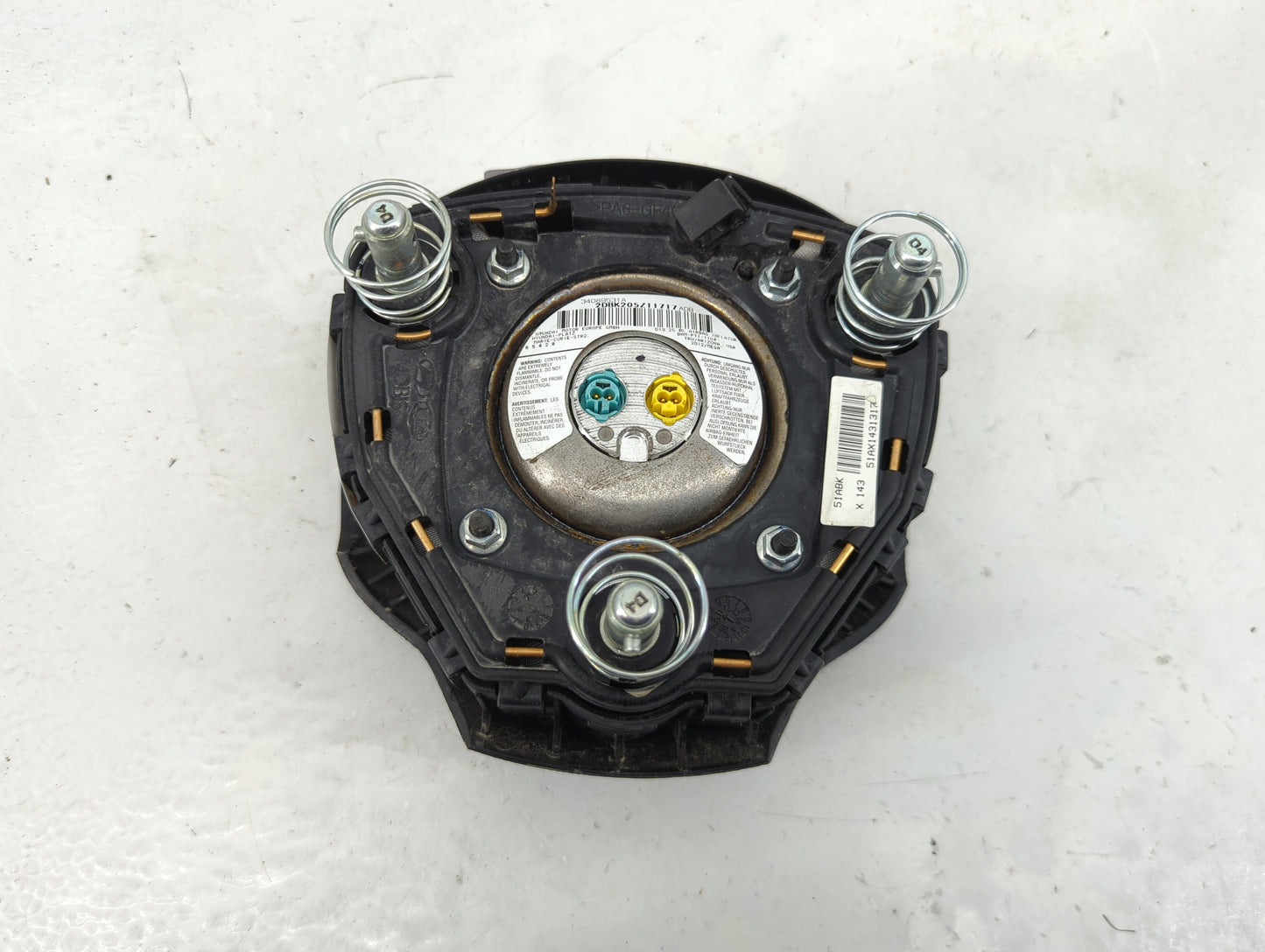 2013 Kia Optima Air Bag Driver Left Steering Wheel Mounted Fits OEM Used Auto Parts - Oemusedautoparts1.com