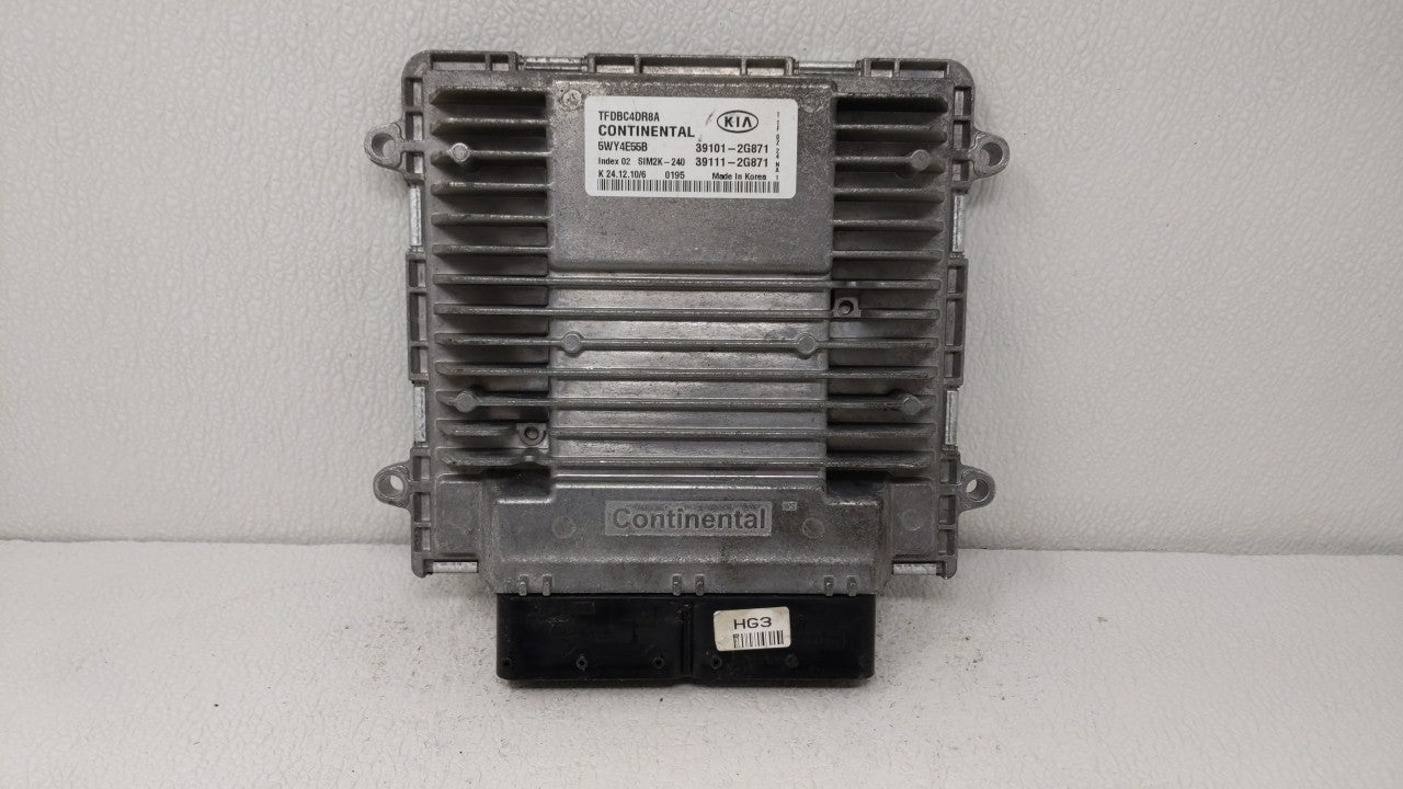 2011-2013 Kia Optima PCM Engine Control Computer ECU ECM PCU OEM P/N:39101-2G874 39101-2G872, 39111-2G872 Fits Fits 2011 201