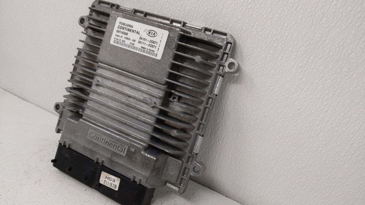 2011-2013 Kia Optima PCM Engine Control Computer ECU ECM PCU OEM P/N:39101-2G874 39101-2G872, 39111-2G872 Fits Fits 2011 201