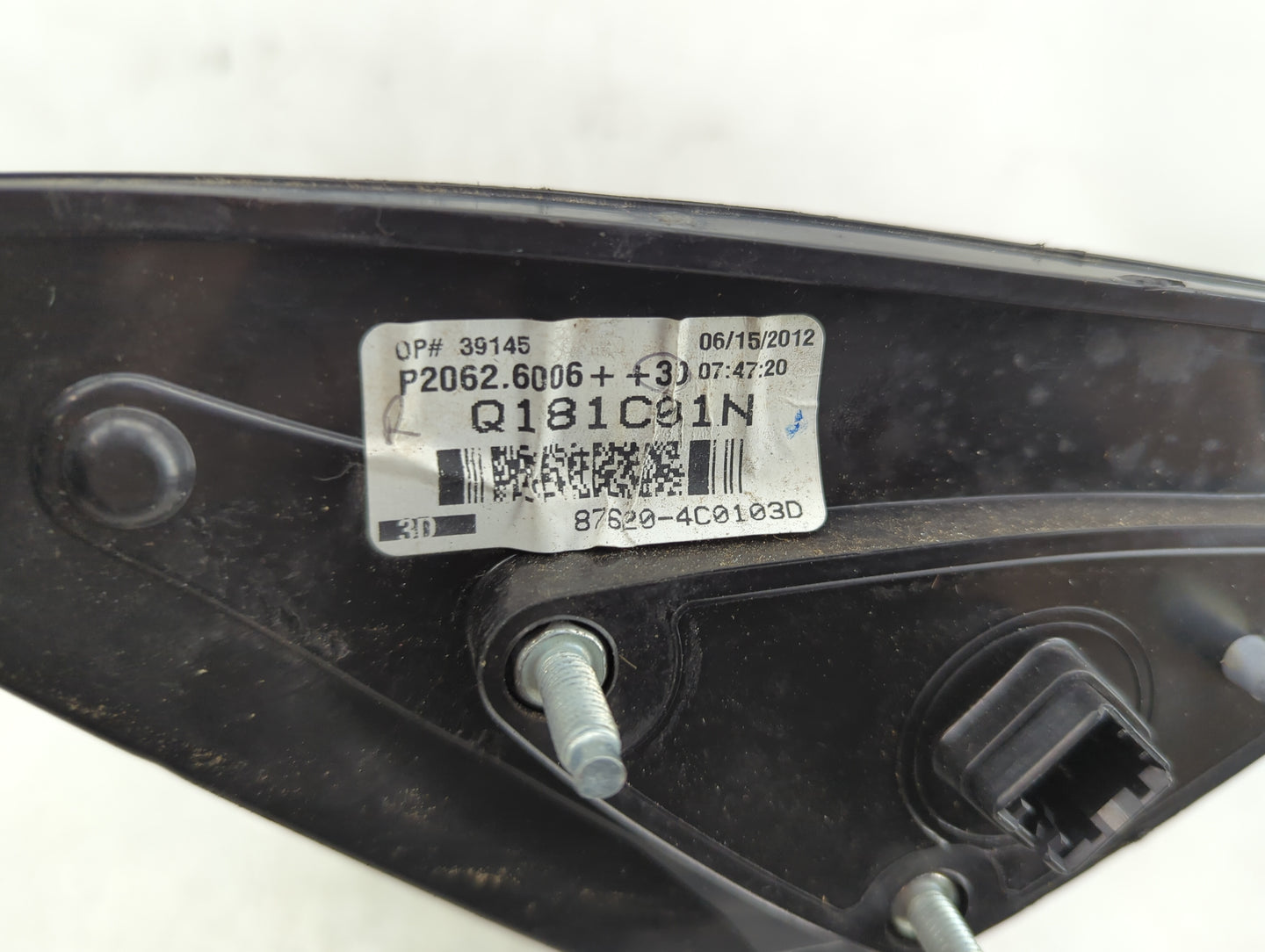 2012-2013 Kia Optima Passenger Side View Mirror - Right Door Mirror OEM Used - Oemusedautoparts1.com
