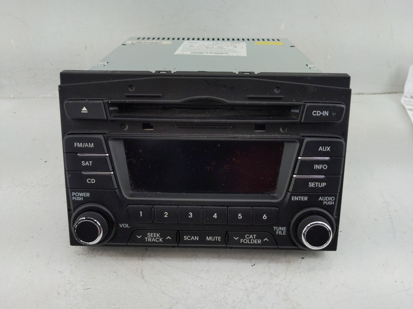 2011-2013 Kia Optima Radio AM FM Cd Player Receiver Replacement P/N:96170-2T651CA Fits Fits 2011 2012 2013 OEM Used Auto Par