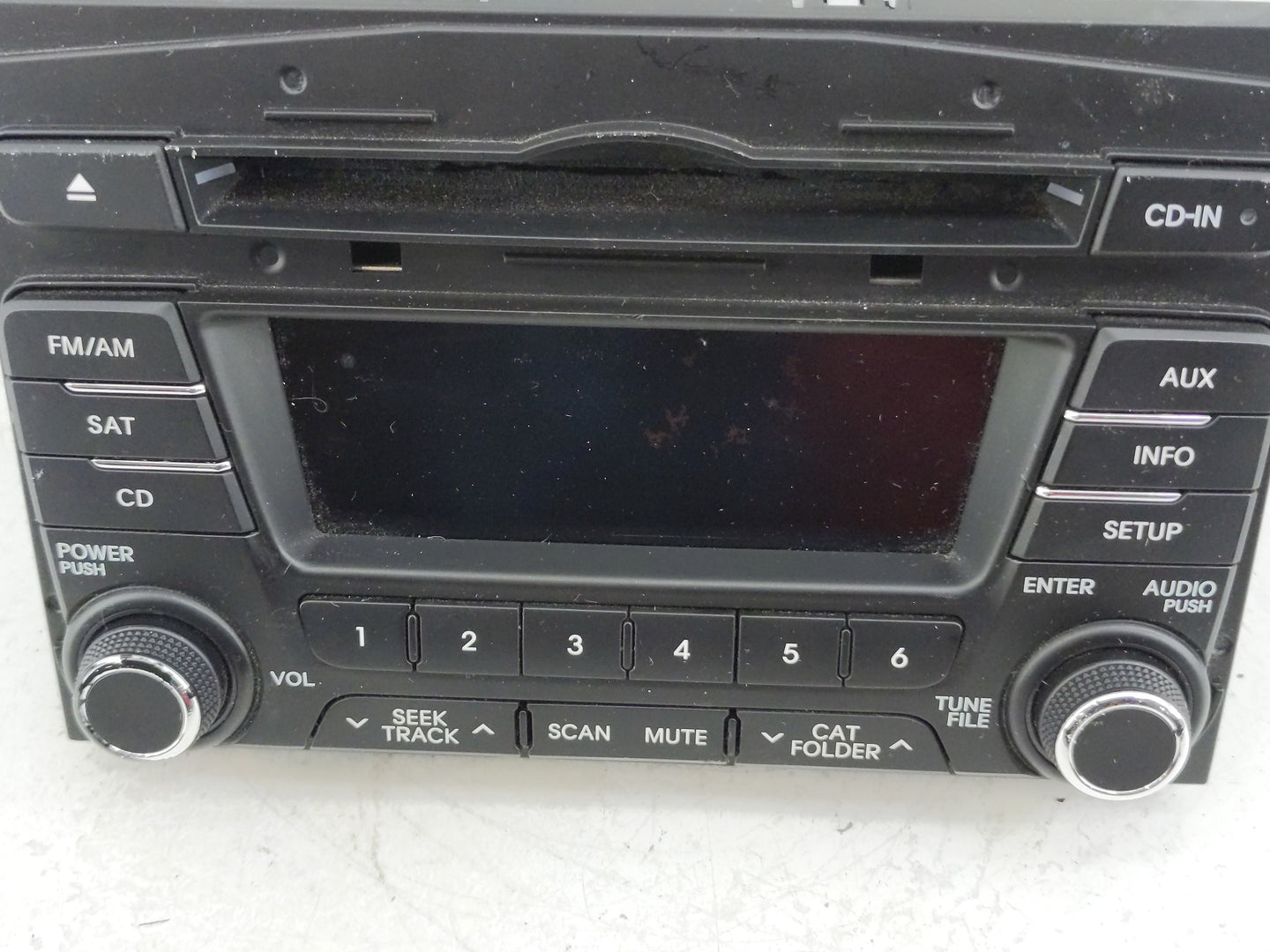 2011-2013 Kia Optima Radio AM FM Cd Player Receiver Replacement P/N:96170-2T651CA Fits Fits 2011 2012 2013 OEM Used Auto Par