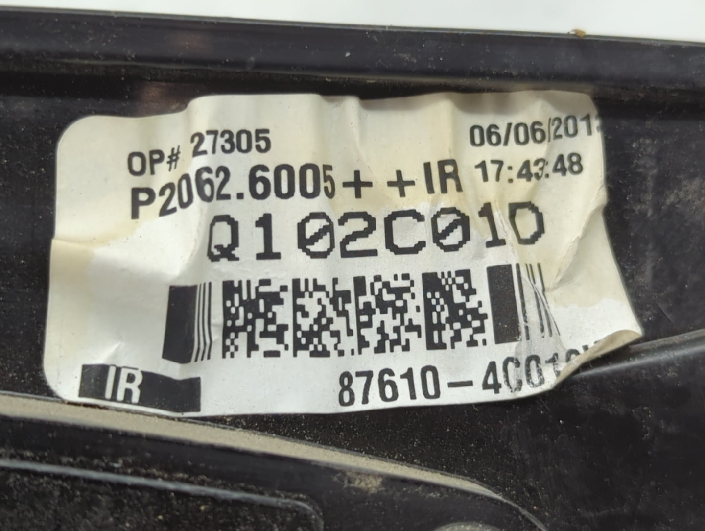 2012-2013 Kia Optima Driver Side View Mirror - Left Door Mirror OEM Used - Oemusedautoparts1.com