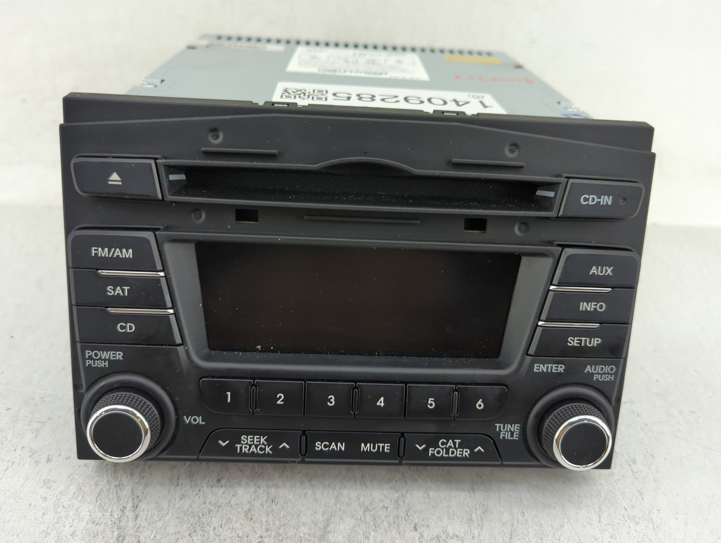2011-2013 Kia Optima Radio AM FM Cd Player Receiver Replacement P/N:96170-2t651CA Fits Fits 2011 2012 2013 OEM Used Auto Par