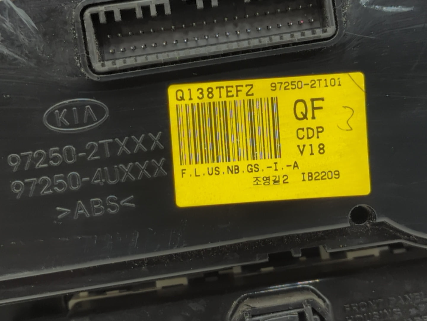 2011-2013 Kia Optima Climate Control Module Temperature AC/Heater Replacement P/N:97250-2T101 Fits Fits 2011 2012 2013 OEM U