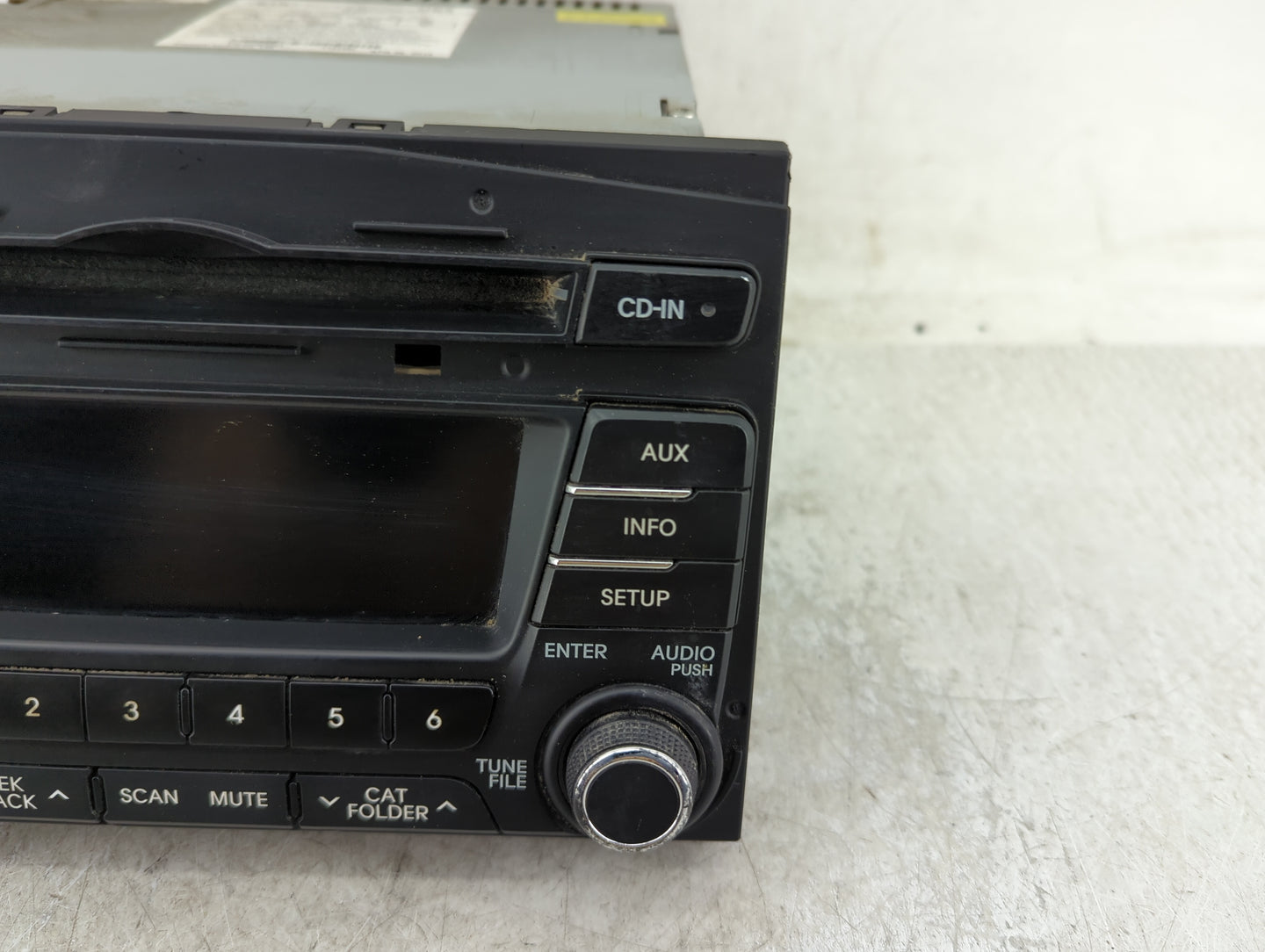 2011-2013 Kia Optima Radio AM FM Cd Player Receiver Replacement P/N:96170-2T651CA Fits Fits 2011 2012 2013 OEM Used Auto Par