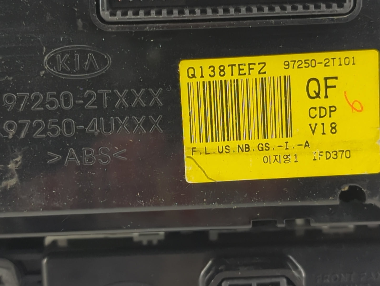 2011-2013 Kia Optima Climate Control Module Temperature AC/Heater Replacement P/N:97250-2T101 97250-2TXXX Fits Fits 2011 201