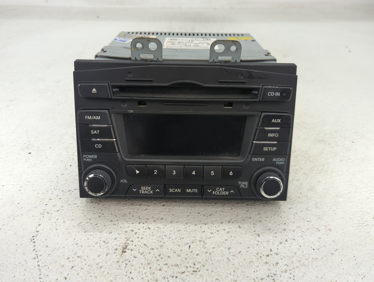 2011-2013 Kia Optima Radio AM FM Cd Player Receiver Replacement P/N:96170-2T651CA Fits Fits 2011 2012 2013 OEM Used Auto Par