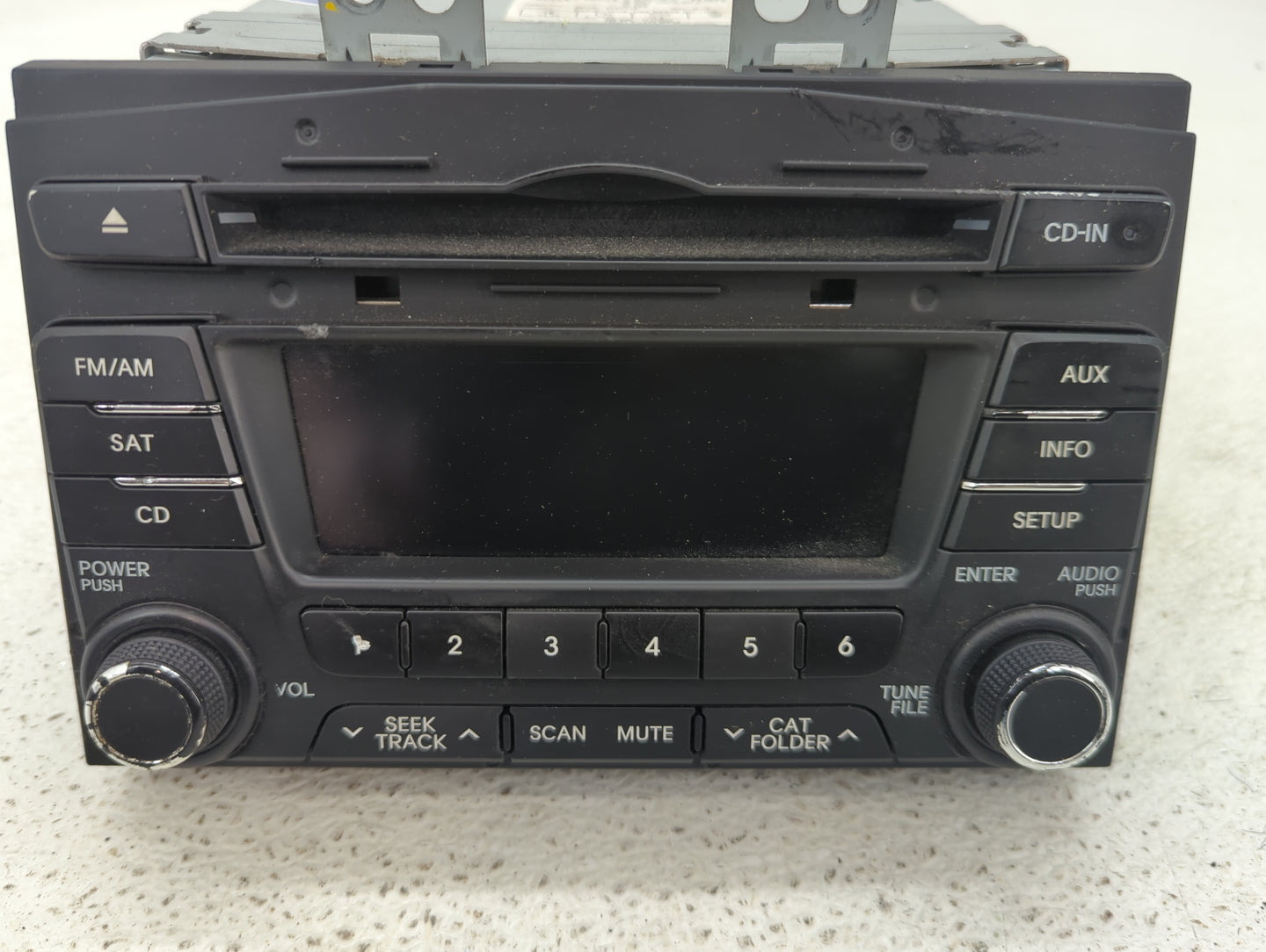 2011-2013 Kia Optima Radio AM FM Cd Player Receiver Replacement P/N:96170-2T651CA Fits Fits 2011 2012 2013 OEM Used Auto Par