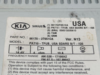 2011-2013 Kia Optima Radio AM FM Cd Player Receiver Replacement P/N:96170-2T651CA Fits Fits 2011 2012 2013 OEM Used Auto Par