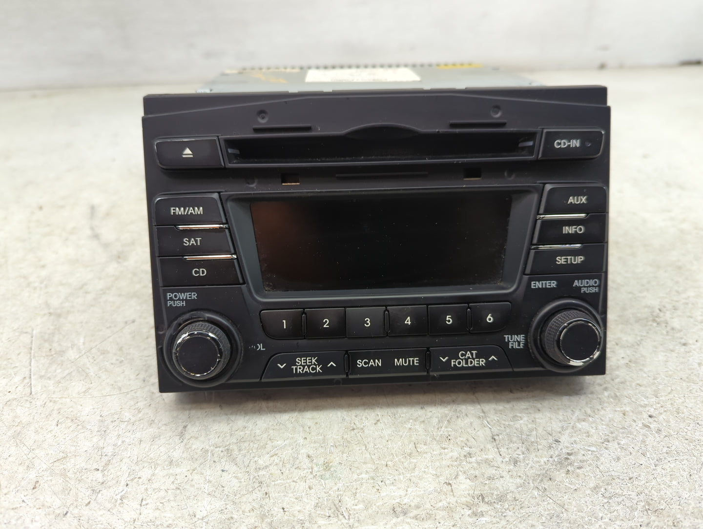 2011-2013 Kia Optima Radio AM FM Cd Player Receiver Replacement P/N:96170-2T651CA Fits Fits 2011 2012 2013 OEM Used Auto Par