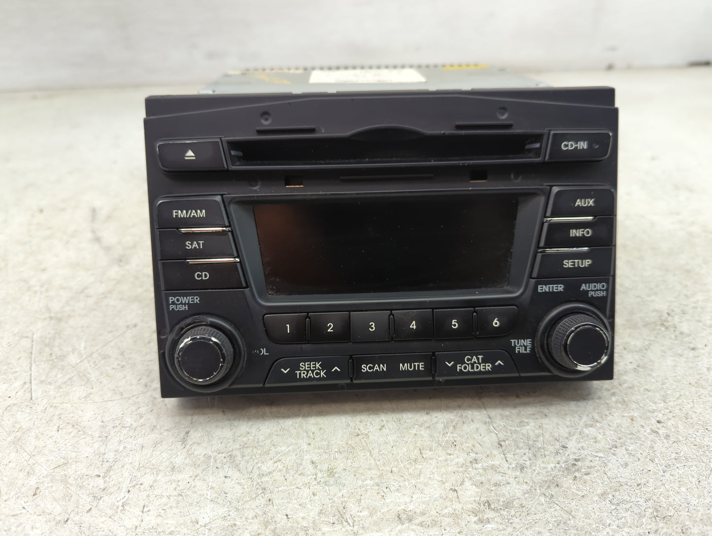 2011-2013 Kia Optima Radio AM FM Cd Player Receiver Replacement P/N:96170-2T651CA Fits Fits 2011 2012 2013 OEM Used Auto Par