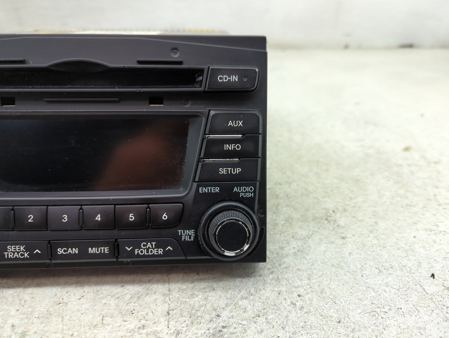 2011-2013 Kia Optima Radio AM FM Cd Player Receiver Replacement P/N:96170-2T651CA Fits Fits 2011 2012 2013 OEM Used Auto Par