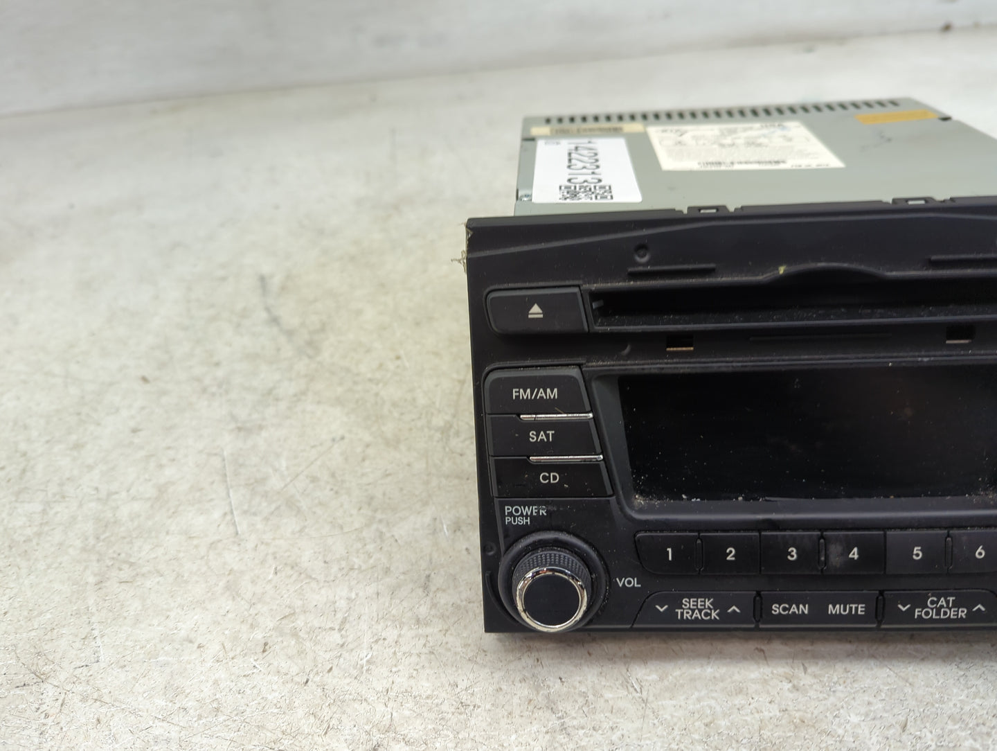 2011-2013 Kia Optima Radio AM FM Cd Player Receiver Replacement P/N:96170-2T651CA Fits Fits 2011 2012 2013 OEM Used Auto Par