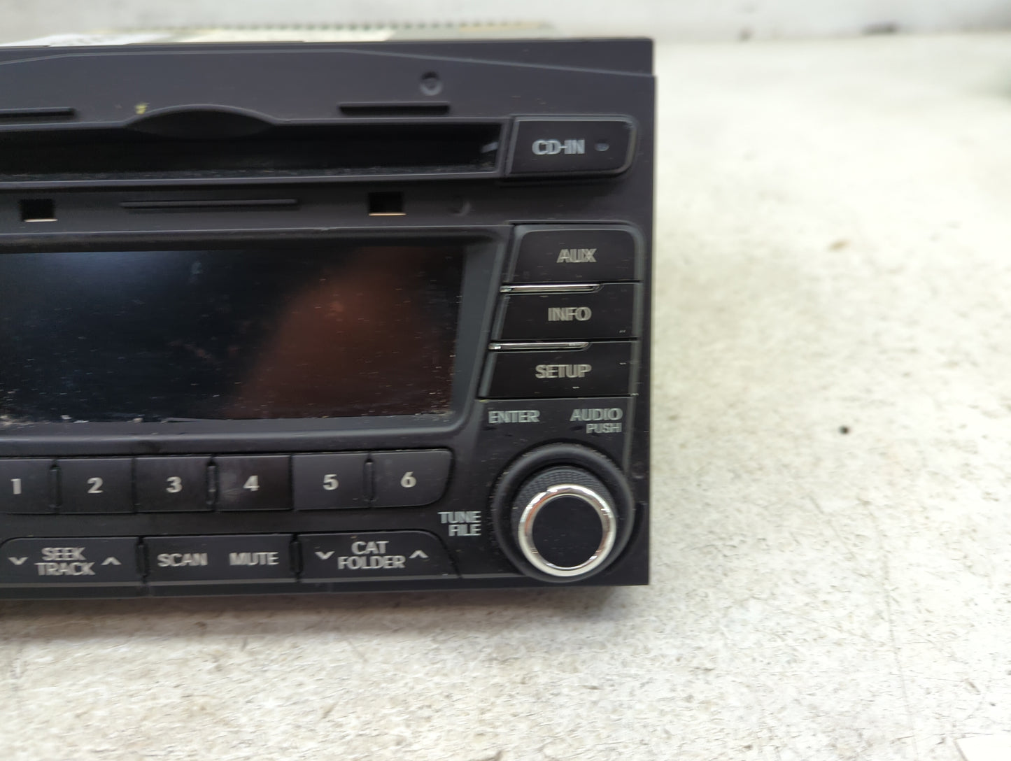 2011-2013 Kia Optima Radio AM FM Cd Player Receiver Replacement P/N:96170-2T651CA Fits Fits 2011 2012 2013 OEM Used Auto Par