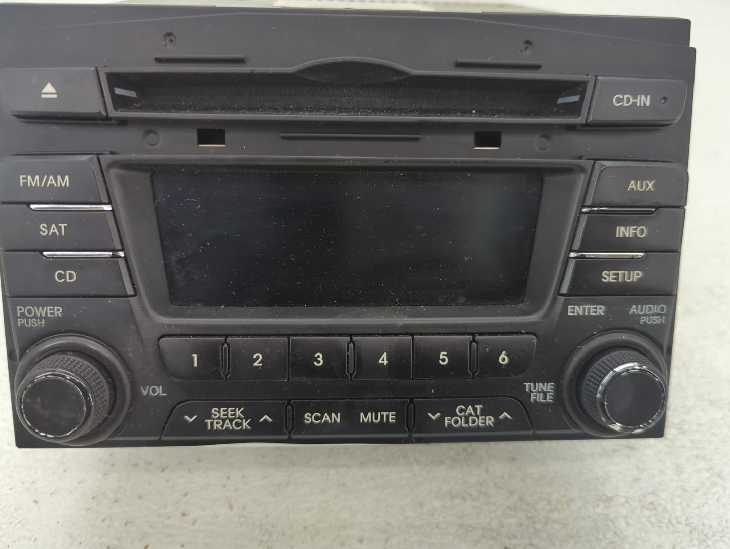 2012-2013 Kia Optima Radio AM FM Cd Player Receiver Replacement P/N:96170-2T651CA Fits Fits 2012 2013 OEM Used Auto Parts - 