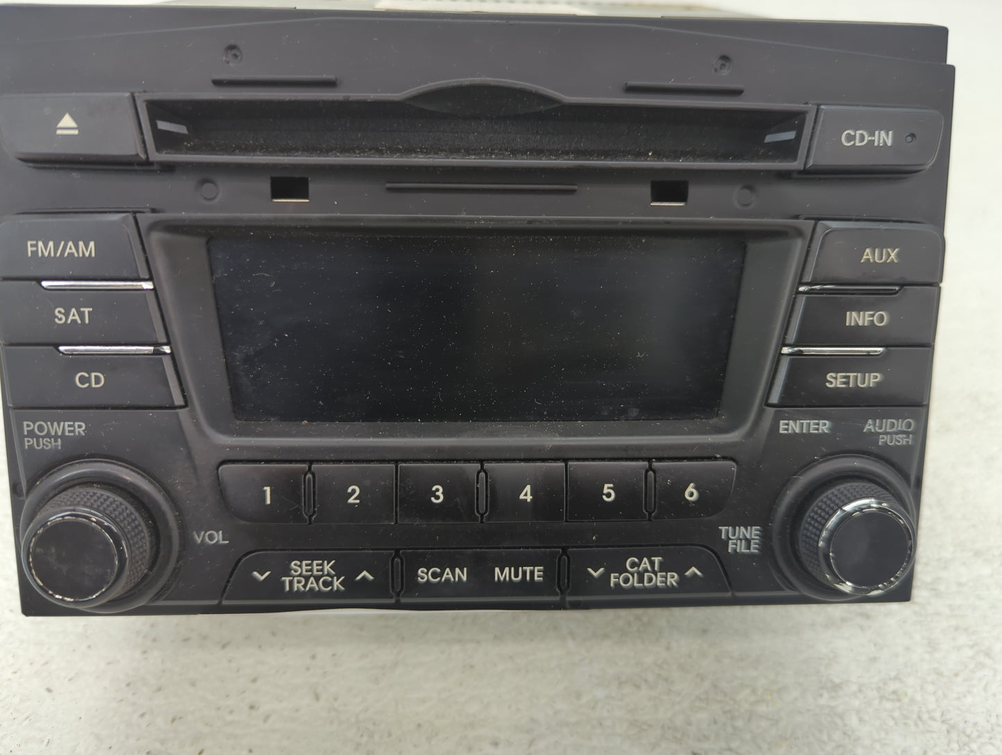 2012-2013 Kia Optima Radio AM FM Cd Player Receiver Replacement P/N:96170-2T651CA Fits Fits 2012 2013 OEM Used Auto Parts - 