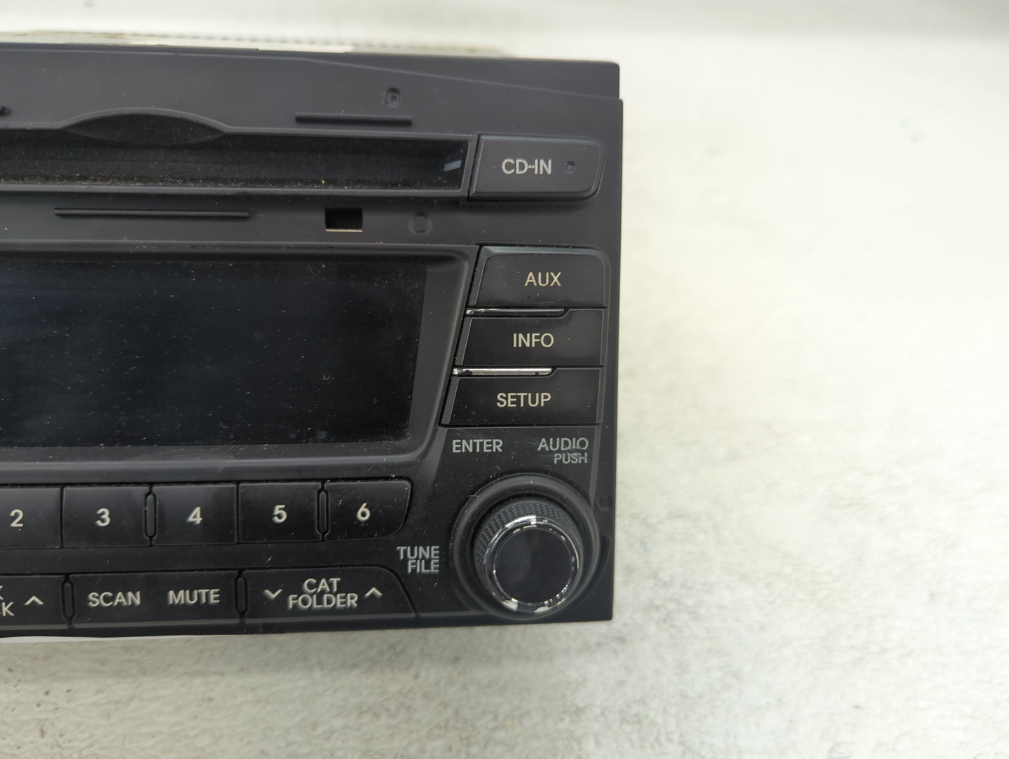 2012-2013 Kia Optima Radio AM FM Cd Player Receiver Replacement P/N:96170-2T651CA Fits Fits 2012 2013 OEM Used Auto Parts - 