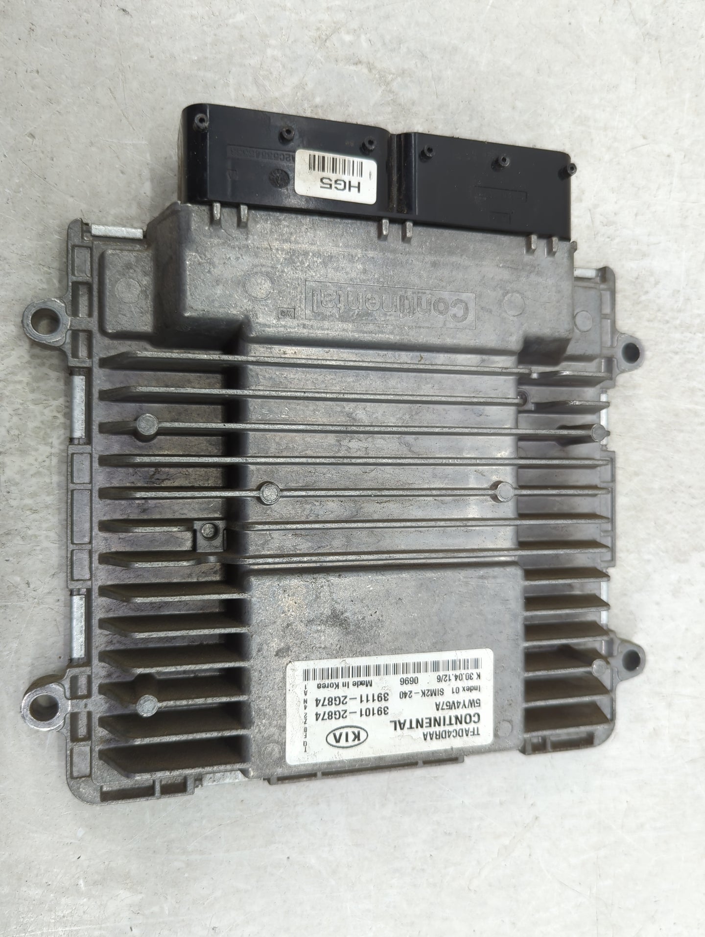 2011-2013 Kia Optima PCM Engine Control Computer ECU ECM PCU OEM P/N:39101-2G874 39111-2G874, 5WY4V57A Fits Fits 2011 2012 2