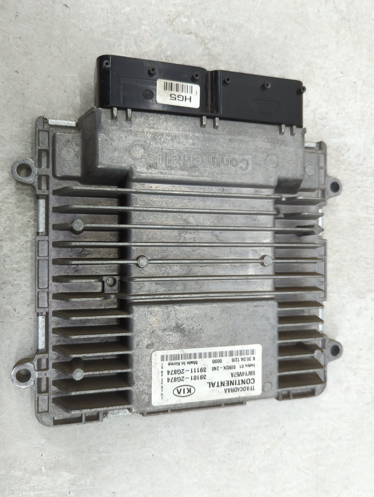 2011-2013 Kia Optima PCM Engine Control Computer ECU ECM PCU OEM P/N:39101-2G874 39111-2G874, 5WY4V57A Fits Fits 2011 2012 2